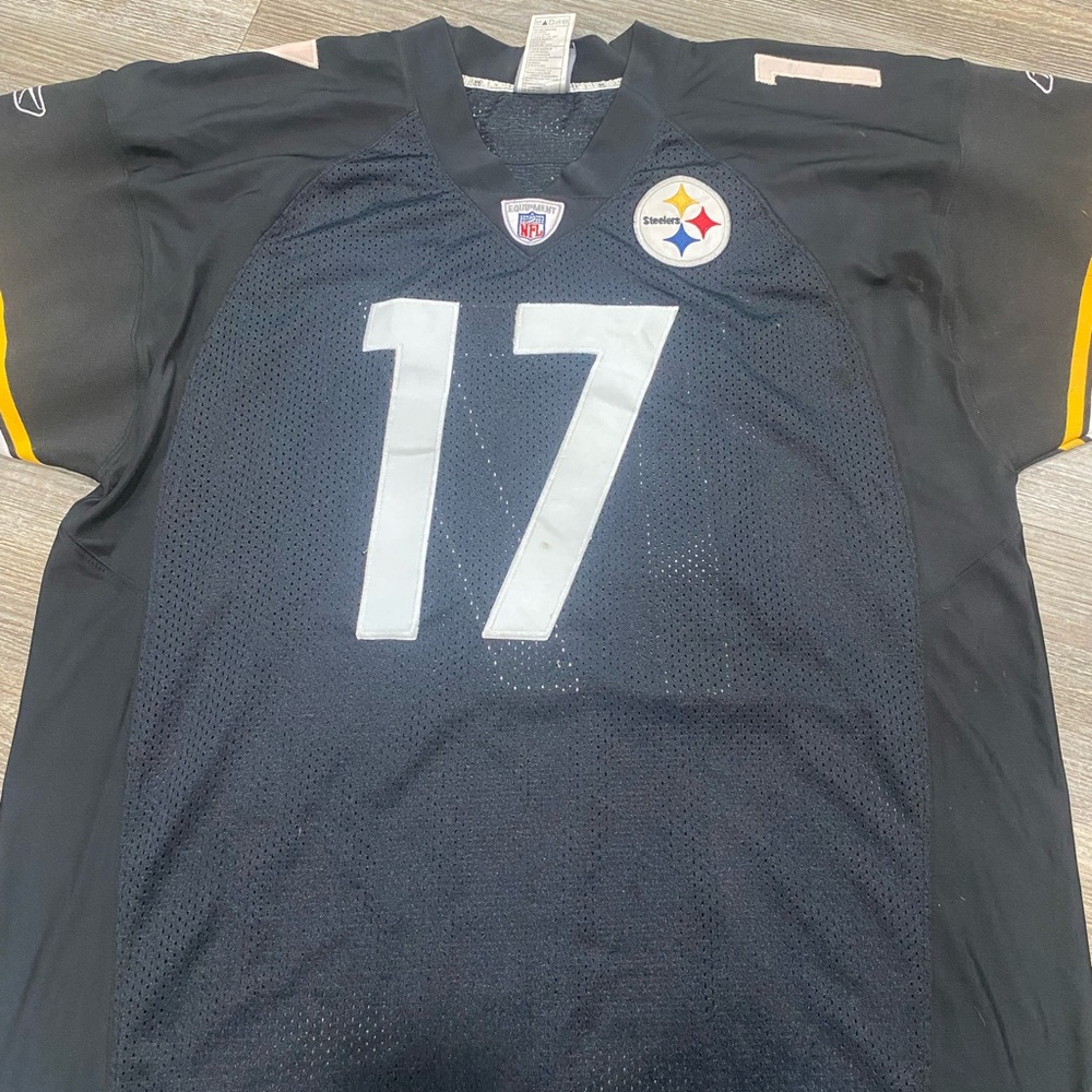 Reebok Black and Yellow Men's Jersey